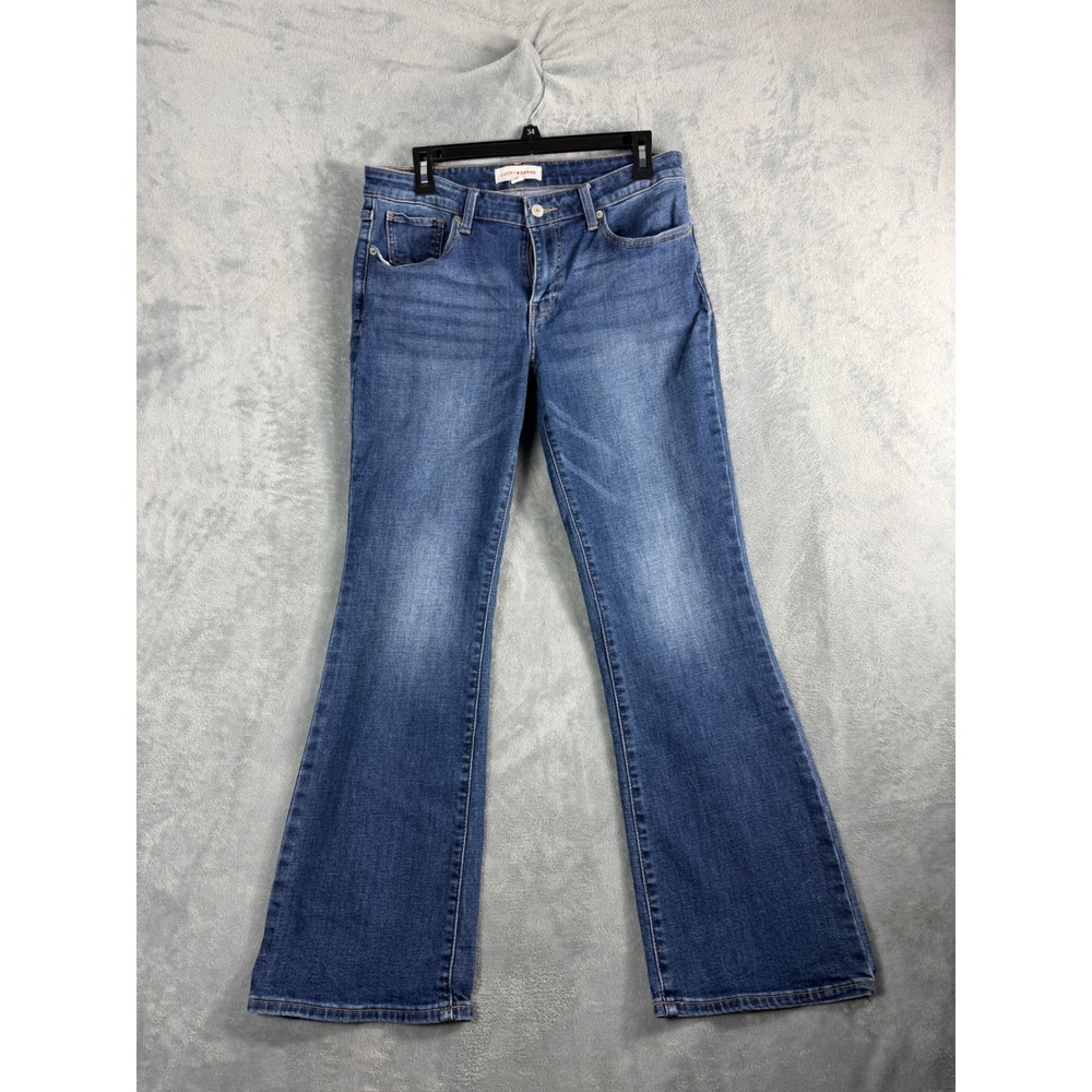 Lucky Brand Womens 12/31 A Blue Lolita Bootcut Jeans Denim Boho Western N21